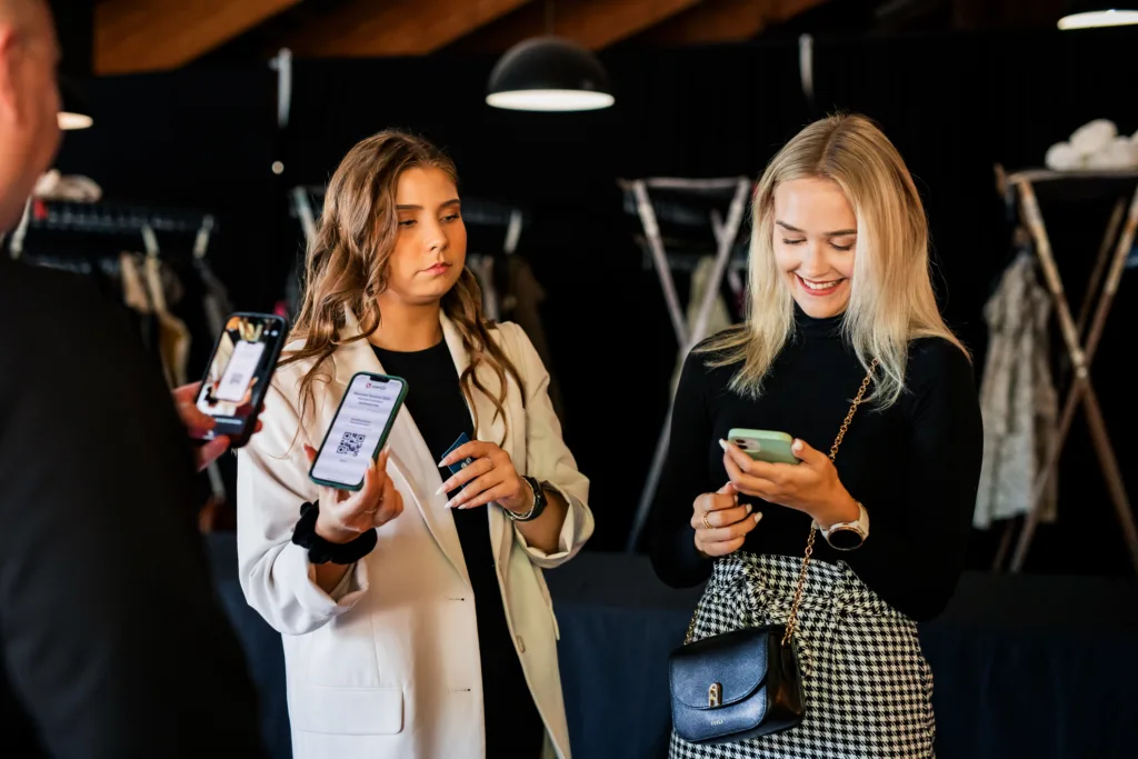Send and scan event tickets with event ticket sales system